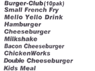 Value Menu